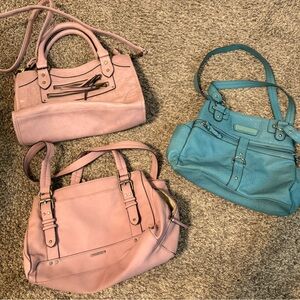 3 Rosetti handbags $40 ono
